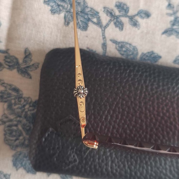 Chrome Hearts Red Sunglasses - Picture 3 of 9